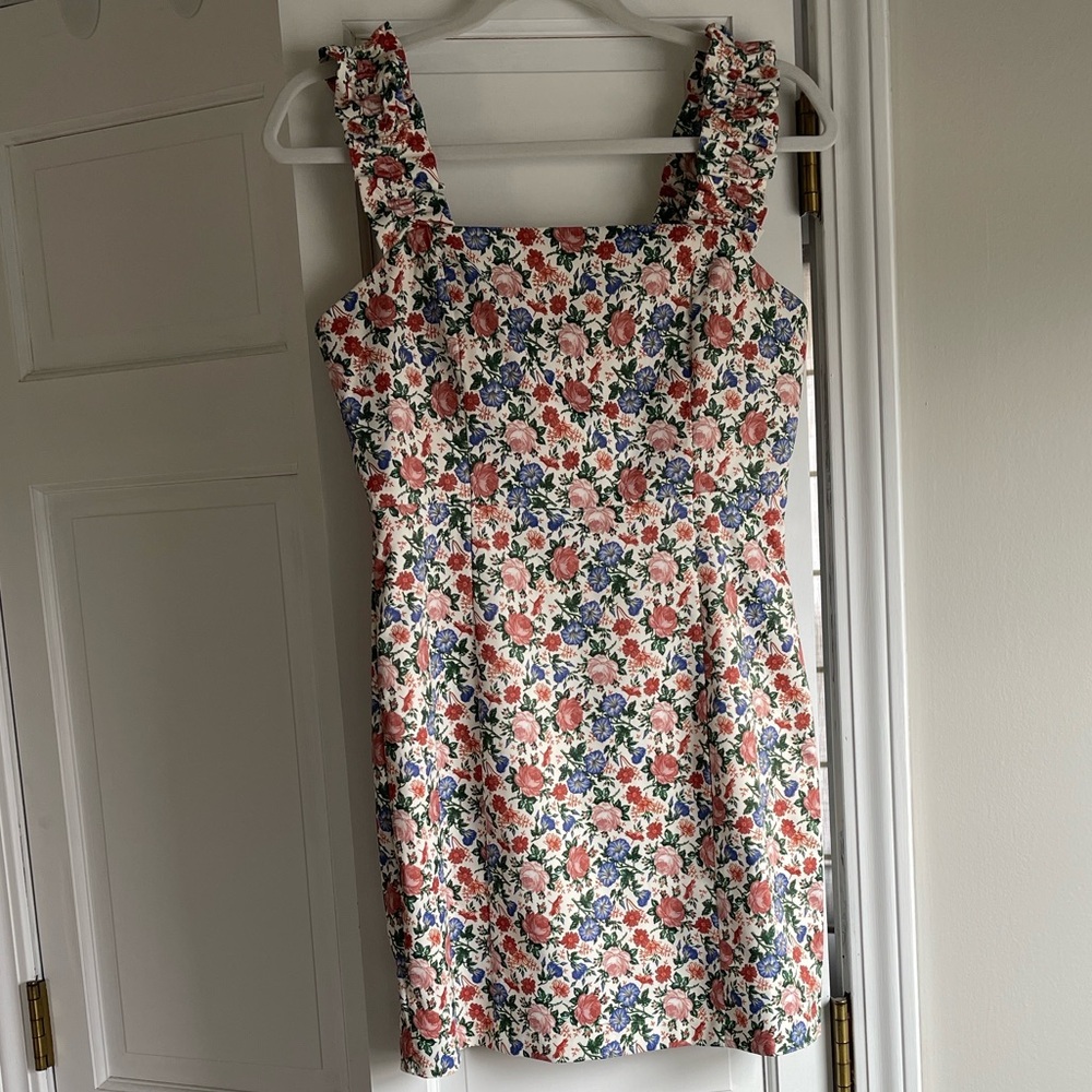 Endless Rose Floral Ruffle Strap Mini Dress - Picture 3 of 7